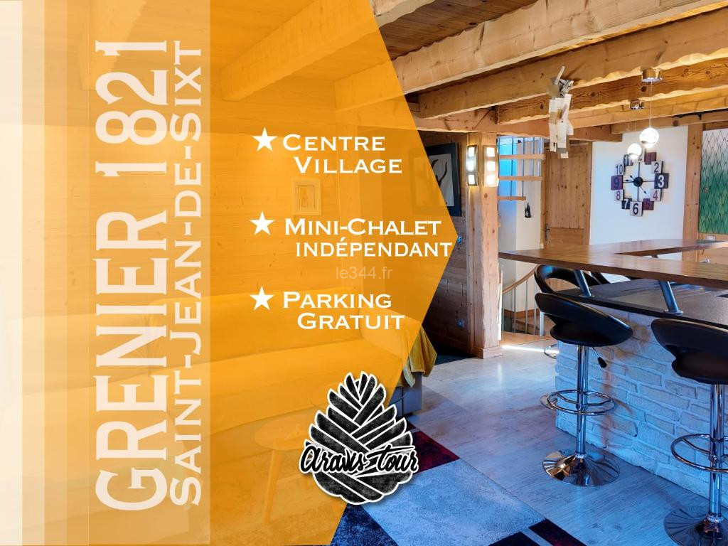 Photo de Le Grenier 1821 - Mini chalet - Centre village - AravisTour