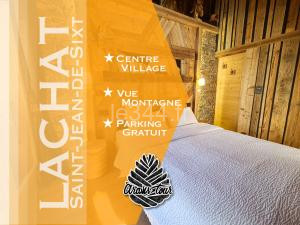 Studio Lachat - Centre village, vue montagnes - AravisTour à Saint-Jean-de-Sixt