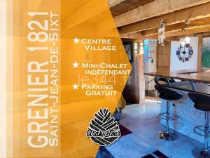 Le Grenier 1821 - Mini chalet - Centre village - AravisTour à Saint-Jean-de-Sixt