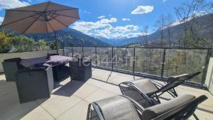 Le Berceau des Aiguilles - Vue montagne, terrasse - AravisTour à Saint-Jean-de-Sixt
